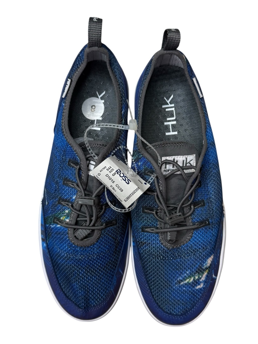 Huk Performance Fishing Blue Mesh Water-Resistant Sneakers